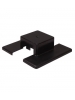 Juno Compatible Center Feed - Black Color - Juno Track System - Liteline J-CF6108-BK